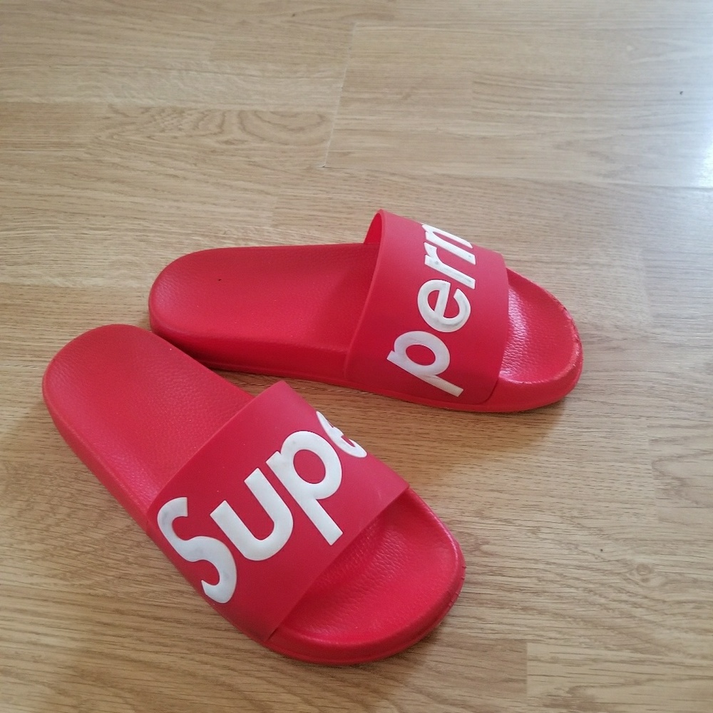 Red sandals